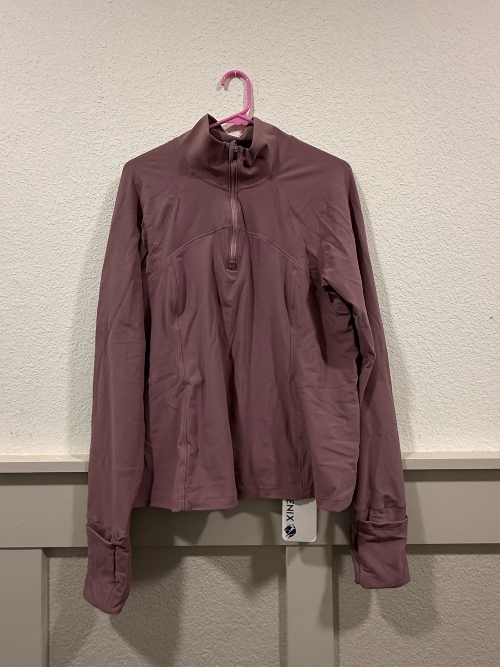 Phoenix Dusty Mauve Half-Zip Pullover